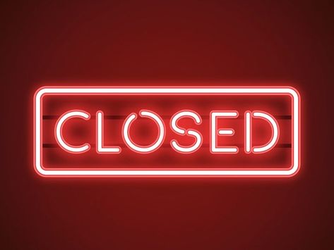 Neon : Closed close graphic  design closed vector graphic Business Marketing Design, Projector Photography, Closed Sign, Yellow Aesthetic Pastel, Of Logo Design, Closed Signs, Neon Quotes, Neon Wall Art, Neon Words