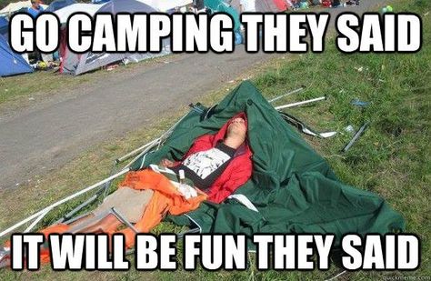 A little humor to start your day off! Funny Camping Quotes, Sleep Meme, Camping Funny, Travel Alaska, Camping In Ohio, Auto Camping, Quotes Hilarious, Camping In The Rain, Camping Quotes