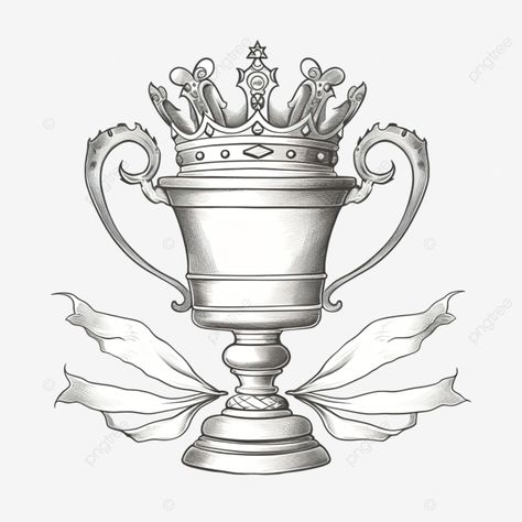 championship cup with crown and crown sketch hand drawn golden cup champion cup championship cup p Champion Drawing, Crown Sketch, Cup Tattoo, Transparent Image, Png Transparent, Png Image, Stock Footage, Graphic Resources, Hand Drawn