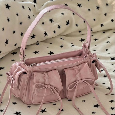 Kawaii Bag, Soft Pink Color, Girly Bags, Pink Vibes, Fancy Bags, Bags Aesthetic, Pretty Bags, Cute Bags, Girls Bags