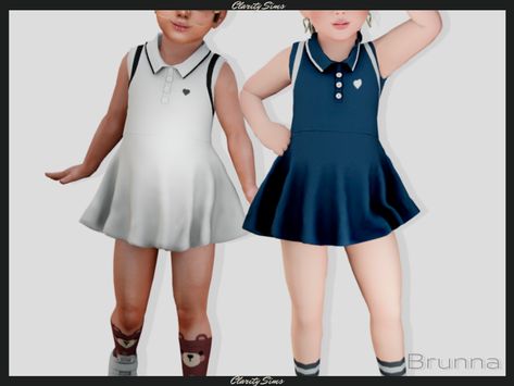 The Sims 4 Infant Cc Clothes, Sims 4 Baby Clothes, Clarity Sims, Sims 4 Wedding Dress, Toddler Cc Sims 4, Sims 4 Toddler Clothes, Sims 4 Piercings, Sims Baby, Sims 4 Cc Kids Clothing