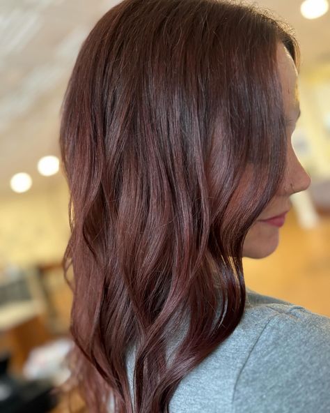 This mama is on fire🔥 * * * In this appt I did an all over color using the oligo Calura color 5k for the result of a stunning deep red with a hint of copper that pops through✨ #hairbysassy #merahairco #buffalostylist #716buffalo #booknow All Over Color, On Fire, Deep Red, Hair Stylist, Buffalo, Copper, Hair, Red, On Instagram