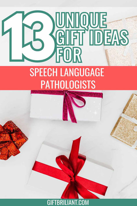 Discover the ultimate gift guide tailored for speech therapists! From quirky educational tools to heartfelt tokens of appreciation, we've curated 13 standout gifts every SLP will adore. Perfect for birthdays, holidays, or simply to say thanks. Dive in and find that ideal present for the speech language pathologist in your life, celebrating their passion and dedication. Gift Ideas For Speech Therapist, Speech Teacher Appreciation Gifts, Speech Pathologist Gifts, Speech Therapy Gifts Ideas, Slp Gift Ideas, Speech Teacher Gifts Ideas, Speech Therapist Gift Ideas, Speech Pathology Aesthetic, Gifts For Speech Therapist