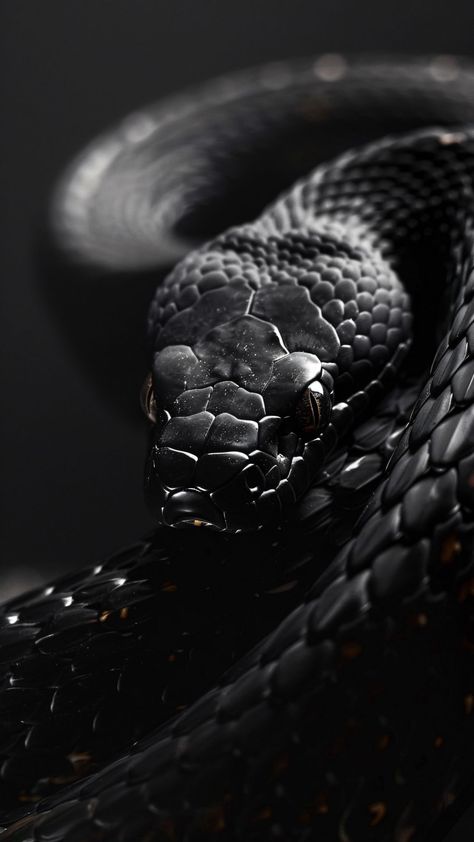 free wallpapers 4K snake, skin, scales, black, art for mobile and desktop Black Snake Wallpaper Iphone, Snake Wallpaper Iphone, Black Snake Wallpaper, Gothic Jungle, Dark Pics, Snake Scales, Scale Skin, Pretty Snakes, Snake Wallpaper