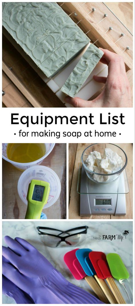 Basic Soap Making, Soapmaking For Beginners, How To Make Your Own Soap Natural, Soap Making Ingredients List, Soap Making Drying Racks, Soap Making Equipment, Best Soap Making Supplies, Diy Soap Molds Ideas How To Make, Making Soap With Essential Oils