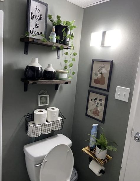 Design Interior Baie, Toilet Room Decor, Bilik Air, Restroom Decor, Toilet Room, Bathroom Decor Apartment, Bathroom Design Decor, Decor Baie, Bathroom Inspiration Decor