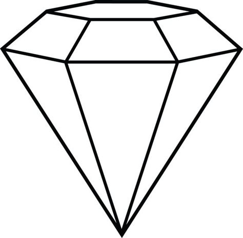 Diamond Line Art - Shape Inspiration | Diamond Hat | Pinterest ... Diamond Printable, Diamond Illustration, Diamond Template, Shape Coloring Pages, Diamond Outline, Diamond Vector, Diamond Picture, Diamond Drawing, Diamond Image