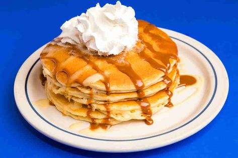 Tres Leches Pancakes Ihop Recipe, Ihop Pancake Recipe, Tres Leches Pancakes, Pancakes Ihop, Ihop Food, I Hop Pancake Recipe, Kodiak Pancakes, Ihop Pancakes, Light And Fluffy Pancakes