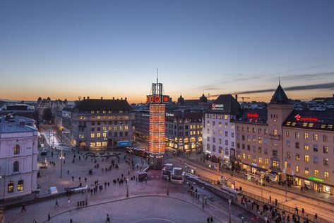 Oslo City | A view from Scandic Byporten | sgananthan | Flickr Oslo Aesthetic, Norwegian Aesthetic, Norway Wallpaper, Norway Bergen, Oslo City, Futuristic Building, Rapid Transit, Bergen Norway, Norway Travel