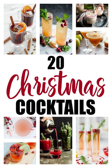 20 Christmas Cocktails - BonBon Break Vegan Holiday Cocktails, Holiday Martinis, Vegan Cocktails, Holiday Drinks Alcohol, Christmas Drinks Alcohol, Vegan Party Food, Vegan Party, Vegan Holiday, Vegan Drinks