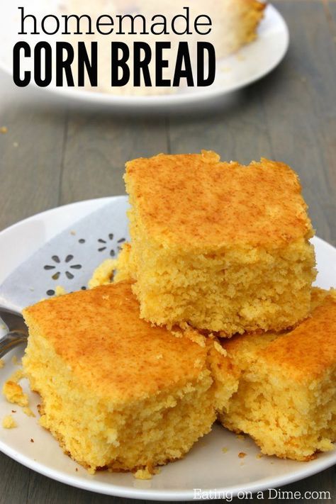 Looking for an easy homemade cornbread recipe? This is the best corn bread recipe where you can make cornbread from scratch easily. Try this buttery cornbread recipe today! Best Homemade Cornbread, Buttery Cornbread Recipe, Cornbread From Scratch, Homemade Cornbread Recipe, Easy Homemade Cornbread, Buttery Cornbread, Easy Cornbread Recipe, Best Cornbread Recipe, Cornbread Recipe Sweet