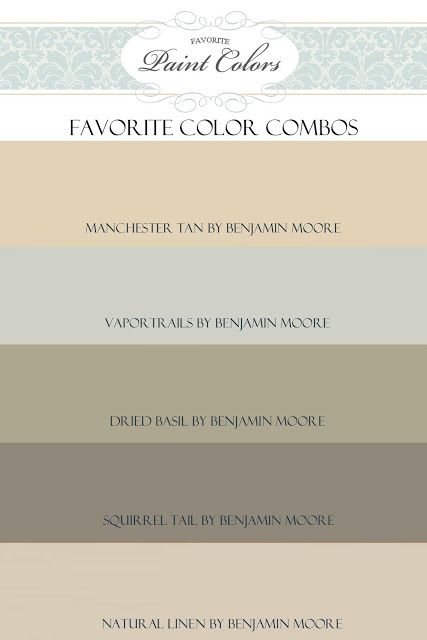 vapor trails and nautral linen by benjamin moore, grays and beiges through entire house with different pops of colour with accessories in each room Manchester Tan, Color Combinations Paint, Kitchen Colour Schemes, Favorite Paint Colors, Benjamin Moore Colors, Benjamin Moore Paint, Favorite Paint, Renovation Design, Interior Paint Colors