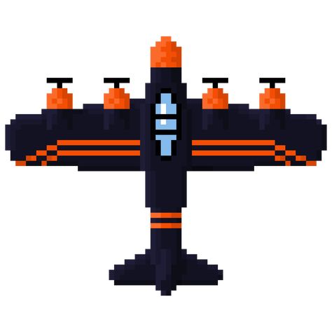 Plane from my new game Lofty. Plane Pixel Art, Pixel Art Gif, Plane Games, Airplane Games, Airplane Drawing, Game 2d, Easy Pixel Art, Pixel Art Games, Kid Friendly Travel Destinations