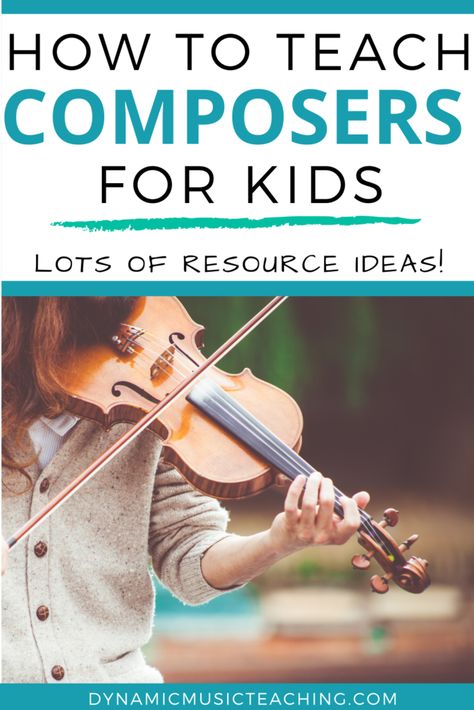 Music Curriculum Elementary, Music Preschool, Music Activities For Kids, Composer Study, Teaching Piano, Music Jam, Middle School Music, Classical Music Composers, Homeschool Music