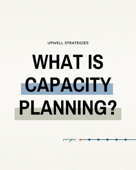 Let's put an end to burnout & over-exhaustion. With capacity planning, you can more easily set goals and map out projects and workload in a way that prevents you from overbooking & overwhelming yourself (or your team.) Have you ever tried capacity planning? If not, we highly recommend starting today! We've created a Team Capacity Planner & Masterclass to help you learn how to do this well. And the planning tool helps to make it extremely easy! Check out the resources in The Visionary Va... Capacity Planning, Business Organization, Set Goals, Setting Goals, Have You Ever, A Team, Mindfulness, Map, Let It Be