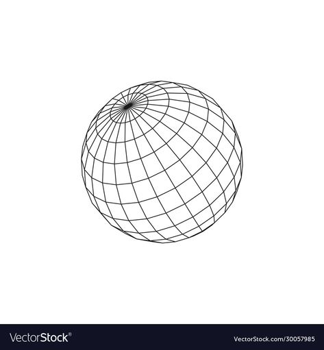 Earth Grid, Earth's Spheres, Wireframe, White Background, Mesh, Vector Images, Vector Free, Royalty Free, Logo Design