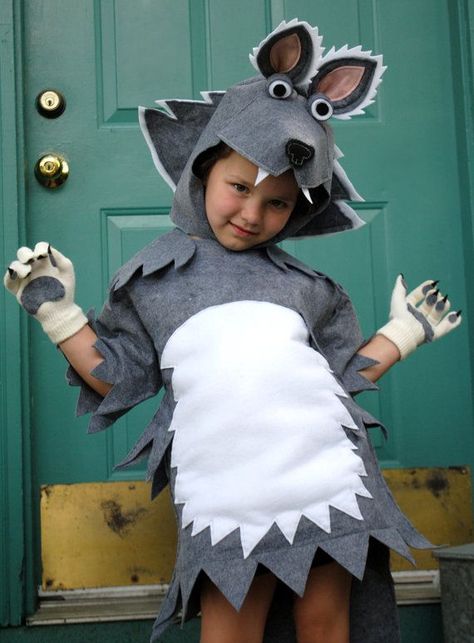 Wolf Costume Diy, Carnaval Kids, Wolf Costume Kids, Costume Carnaval, Carnaval Costume, Wolf Costume, Book Day Costumes, Baby Kostüm, Book Week Costume