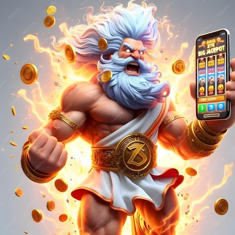 Zeus slot game character with white background | Premium AI-generated image Slot Background, Slot Png, Slot Game Character, Game Icon Design, Free Slot Games, Square Logo, Free Slots, Game Background, Game Concept Art