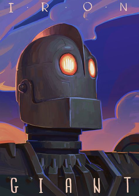 Iron Giant by https://www.deviantart.com/deviangread on @DeviantArt Iron Giant Expression Sheet, Iron Giant Fan Art, Iron Giant Art, Iron Giant, The Iron Giant, Ready Player One, Arte Robot, Alternative Movie Posters, The Big Four