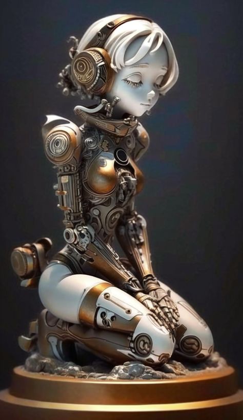 Steam Punk Aesthetic Art, Steampunk Robot Art, Steampunk Robot Aesthetic, Steam Punk Robot, Steampunk Android, Steampunk Mecha, Biomechanical Art, Steam Punk Aesthetic, Photography Meme