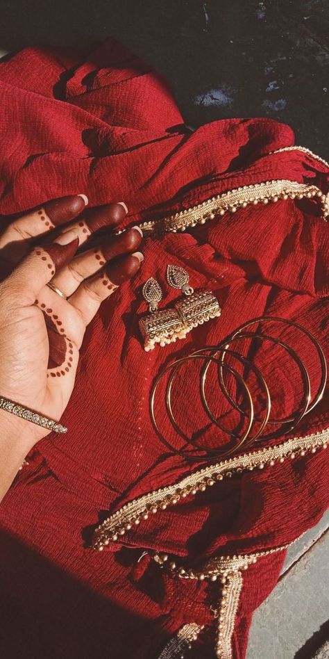 Indian Red Aesthetic, Red Indian Aesthetic, Red Desi Aesthetic, Red Indian, Desi Aesthetic, Brown Art, Indian Aesthetic, Drawing Inspo, Yellow Aesthetic