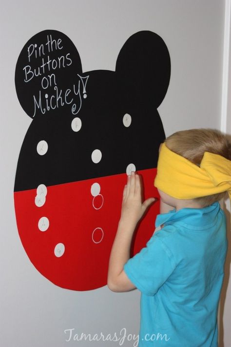 Diy Mickey Mouse Birthday Party, Mickey Mouse Party Games, Birthday Party Ideas For Boys, Diy Mickey Mouse, Mickey Mouse Party Favors, Mickey Mouse Birthday Party Ideas, Mickey Mouse Birthday Decorations, Ideas Birthday Party, Mickey 1st Birthdays