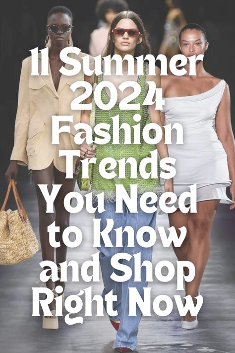 Sunnier days are finally, officially, blessedly here—and it’s time to get a jump on the summer 2024 fashion trends that have been taking over our feeds. If your wardrobe is starting to feel a bit tired, you’re in luck: A new season is bringing plenty of fresh inspiration from the streets and summer runways along with it. Winter 2024 Fashion Trends, Summer 2024 Fashion Trends, Winter 2024 Fashion, Prada Dresses, Summer 2024 Fashion, Summer Runway, 2024 Fashion Trends, Fall Winter Trends, Bias Cut Dress