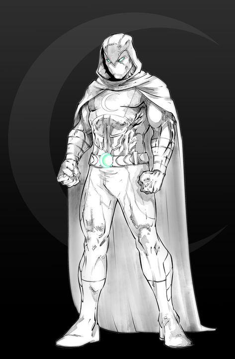 ArtStation - Moon Knight, Stan Yak Moon Knight Comics, Marvel Moon Knight, Comic Book Shop, Animation Art Sketches, Marvel Comic Universe, Moon Knight, Art Characters, Superhero Art, Marvel Characters