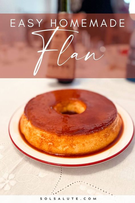 Easy Flan Recipe, Homemade Flan, Leche Flan Recipe, Easy Flan, Spanish Flan, Caramel Custard Recipe, How To Make Flan, Flan Recipe Easy, Mexican Flan