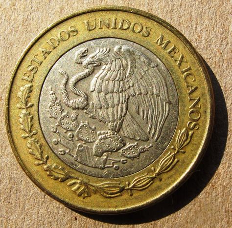 Mexican Coins Worth | UNIDOS MEXICANOS which essentially means UNITED STATES of MEXICO ... Rare 50p Coins Value, Jalli Design, Rare 50p, 50p Coin, Currency Note, Old Coins Worth Money, Mexican Peso, Valuable Coins, Gold And Silver Coins