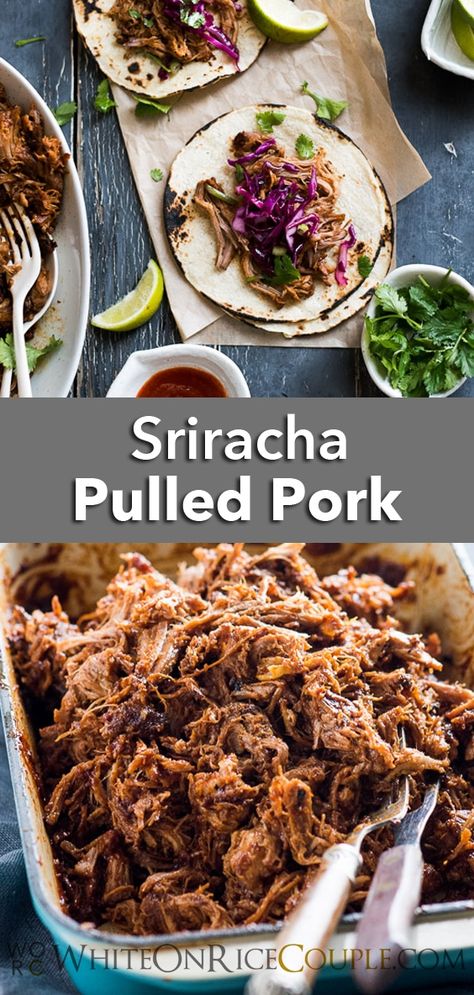 Asian Pulled Pork, Pulled Pork Dinner, Pulled Pork Salad, Asian Tacos, Sweet Spicy Sauce, Spicy Pulled Pork, Recipe To Cook, Recipes With Fish Sauce, Pulled Pork Recipe