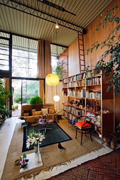 Interior Design Blogs, Eames House, 70s Interior, Mid Century Bedroom, Genius Loci, Deco Retro, Interior Modern, A Living Room, Scandinavian Interior