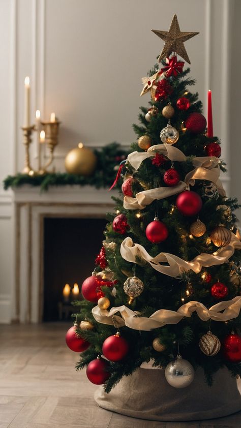 Discover the charm of simple Christmas tree decor for 2024 with our latest blog post Explore a variety of elegant ideas featuring red and gold accents that bring warmth and sophistication to your holiday celebrations With traditional decorations perfect for farmhouse aesthetics you'll find inspiration for small spaces that still make a big impact Embrace a classic theme with red and white ornaments or opt for a stunning white gold and silver palette for an elegant touch Wheth Red And Gold Theme Christmas Tree, Red White And Gold Christmas Tree Ideas, Christmas Tree Ideas Red And Gold, Gold Theme Christmas Tree, Simple Christmas Tree Decor, Red And Gold Theme, Red And White Ornaments, Silver Palette, Theme Christmas Tree