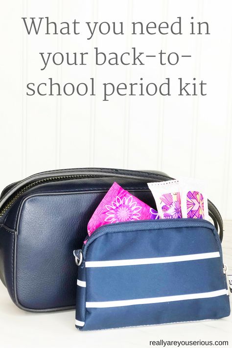 #ad What you need in your back-to-school period kit #YesPlease Period Kit For School, First Period Kits, School Hacks Diy, Period Kit, Southern Mom, Period Hacks, Teen Fun, Raising Girls, First Period