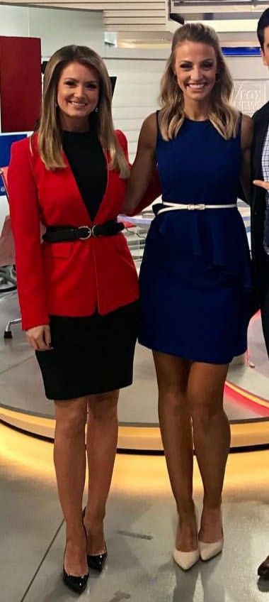 Jillian Mele and Carly Shimkus News Anchor Outfit, Carly Shimkus, Jillian Mele, Anchor Outfit, Anchor Clothes, Female News Anchors, News Anchor, Taylor Swift Style, Tall Women