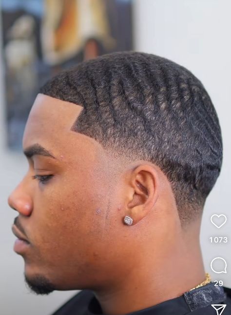 Wave Haircuts For Black Men, Haircuts For Black Men, Waves Hairstyle Men, Taper Fade Short Hair, Waves Haircut, Waves Hairstyle, Taper Fade Haircut, Hairstyle Men, Black Men Haircuts