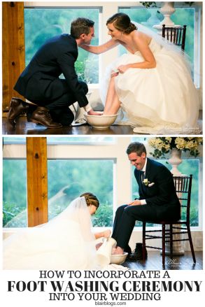 How We Incorporated Foot Washing Into Our Wedding Ceremony (With Video) | Blair Blogs Wedding Ceremony Christian, Ideas For Wedding Ceremony, Christian Wedding Ceremony, Wedding Ceremony Ideas, Unity Ceremony, Catholic Wedding, Ideas For Wedding, Christian Wedding, Ideal Wedding