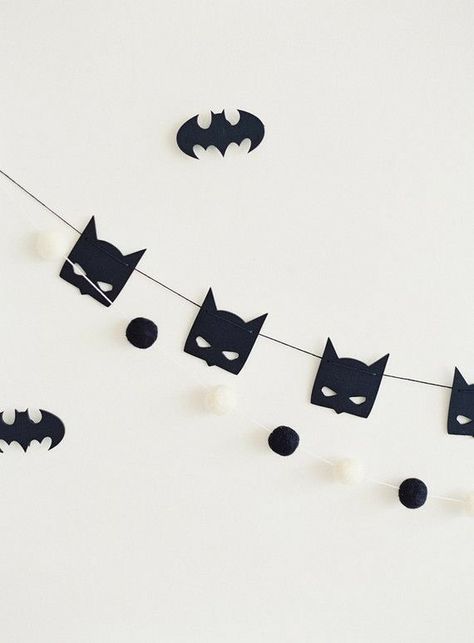 Black And White Batman, Pink Batman, Batman Theme Party, White Batman, Batman Party Supplies, Batman Party Decorations, Batman Themed Birthday Party, Batman Decor, Batman Theme