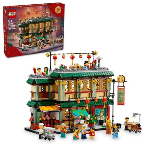 LEGO Spring Festival Family Reunion Celebration Building Toy for Kids, Restaurant Playset with Toy Kitchen and 13 Minifigures for Pretend Play, Gift Set for Boys and Girls Ages 8 and Up, 80113 Lego Shop, Building Toys For Kids, Construction Lego, Lego Gifts, Shop Lego, Chinese Festival, Kids Gift Guide, Buy Lego, Toy For Kids