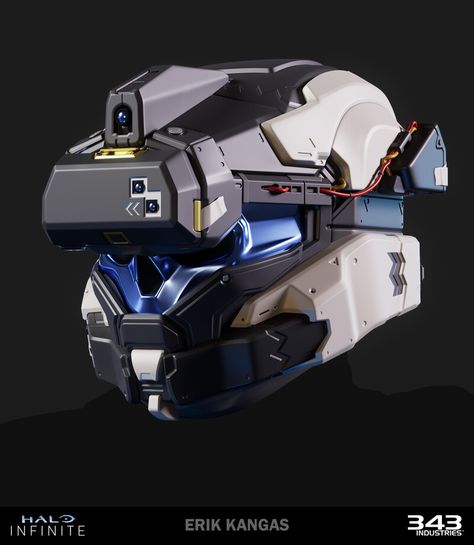 ArtStation - Halo Infinite - CAMBION Helmet - Season 2 Lone Wolves Future Helmet, Halo Helmet, Sci Fi Helmet, Halo Reach Armor, Soldier Helmet, Sci-fi Helmet, Powered Exoskeleton, Army Helmet, Sci Fi Armor