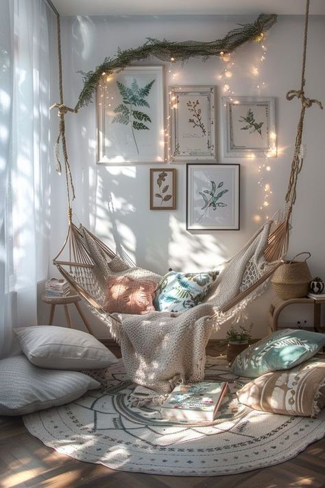 Flex Space Ideas, Rest Aesthetic, Hygge Interior, Ocean Bedroom, Aesthetic Sketch, Dream Bedroom Inspiration, Boho Bedroom Design, Cottage Aesthetic, Bedroom Corner