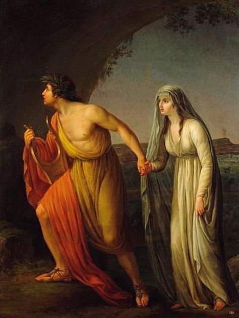 Orpheus and Eurydice. 1762. attributed to Serangeli Giuseppe Mythological Paintings, Greek Mythology Costumes, Mythology Costumes, Neoclassical Painting, Orpheus And Eurydice, Mythology Paintings, Greek Paintings, Photo Gifts Diy, Old Master Paintings