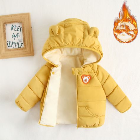 Cheap Down & Parkas, Buy Quality Mother & Kids Directly from China Suppliers:Baby Winter Girls Fur Hooded Cartoon Bear Coats Warm Clothes Children Kids Girl's Winterjas 2021 Jacket Parka 1 2 3 4 5 Years Enjoy ✓Free Shipping Worldwide! ✓Limited Time Sale ✓Easy Return. Girls Fur, Baby Room Inspiration, Warm Clothes, Baby Jumpsuit, Baby Jacket, Winter Girls, Cartoon Bear, Jacket Parka, Trendy Baby