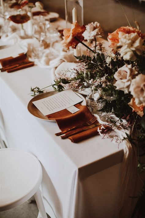 Denver Wedding Photography, Wedding Theme Inspiration, Field Wedding, Byron Bay Weddings, Terracotta Wedding, Sage Wedding, Wedding Place Settings, Wedding Table Flowers, Wedding Fair