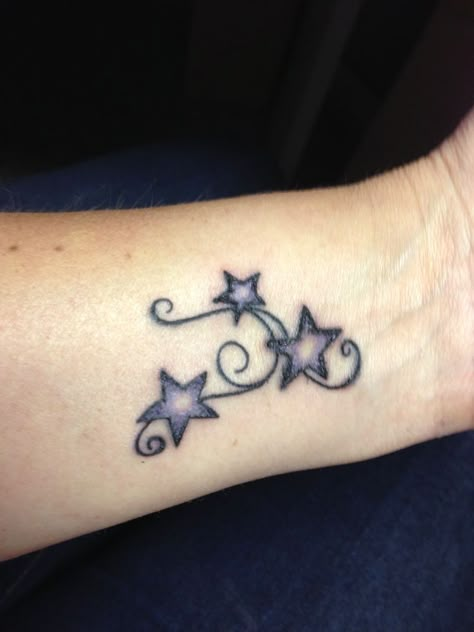 Star Tattoo Designs Wrist, Inner Ankle Tattoos, Star Foot Tattoos, Still Healing, Girl Neck Tattoos, Tattoos To Cover Scars, Stars Tattoo, Star Tattoo Designs, Music Tattoo Designs