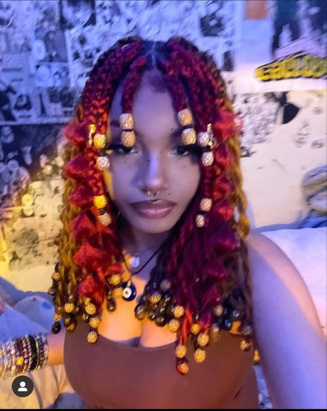 Jaded Braids, Jade Braids, Hairstyles Protective, Y2k Hairstyles, Cute Box Braids, Creative Hair Color, Big Box Braids Hairstyles, Hairstyles Cute, Cute Braided Hairstyles