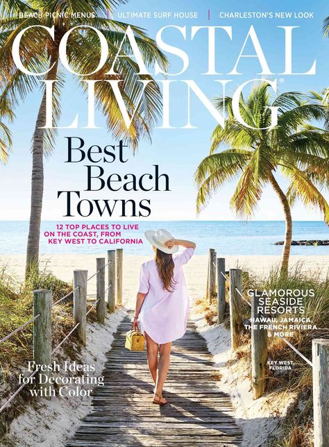 Published quarterly, Coastal Living reaches consumers who love life on the coast. Whether they are living right on the water or are dreaming of their next beach escape, these passionate consumers want the coastal lifestyle in their home, travel, and every other aspect of their lives. Too Emotional, Picnic Menu, Coastal Living Magazine, Magazine Pictures, Nail Colors Winter, Coastal Lifestyle, Surf House, Seaside Resort, Key West Florida