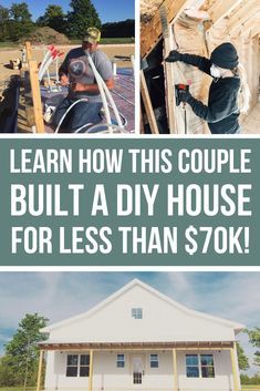 Building A Small House On A Budget, Budget Home Building, How To Build My Own House, Cheap Way To Build A House, Diy House Building Cheap, Cheap Home Plans To Build, Building Cheap House, Building A House Diy, Building On Land