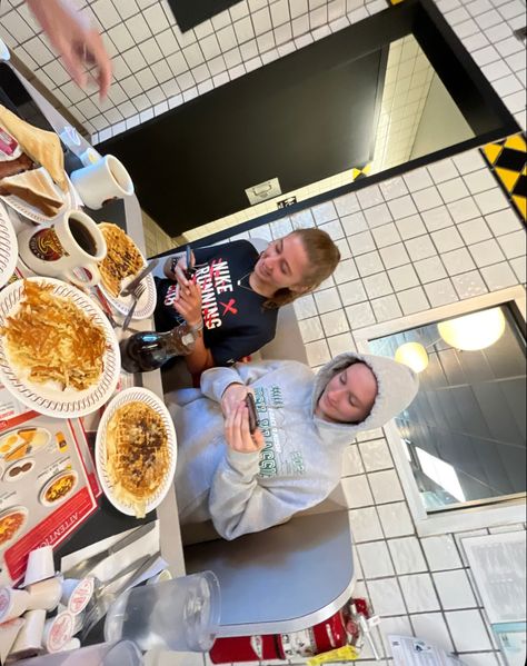 Waffle House With Friends, Waffle House Aesthetic, House With Friends, Waffle House, House Aesthetic, Neck Massager, Neck Massage, 16th Birthday, Cotton Candy Machine