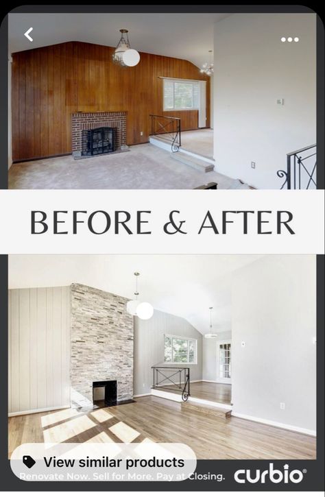 Wood Panel Before And After, Paint Over Wood Walls, Wood Wall Renovation, White Wood Paneling Living Room, Painted Wall Wood Paneling, Remodeled Wood Paneling, Wall Paneling Renovation, How To Redo Wood Paneling Walls, Renovating Wood Panel Walls